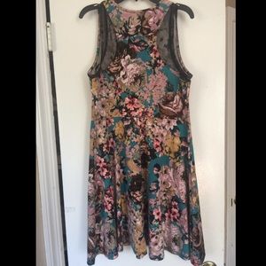 Short flowered dress